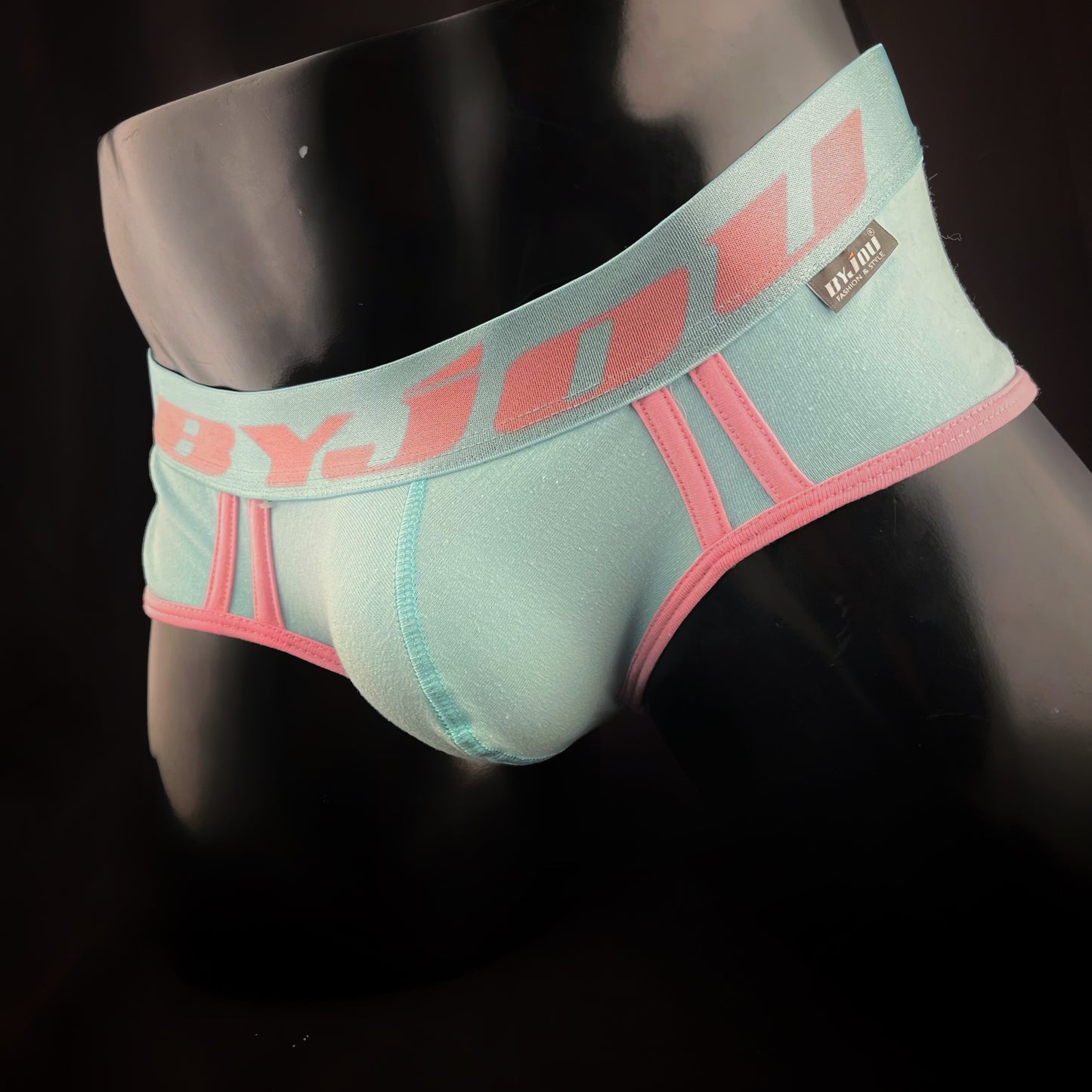 Brief Menta con Rosa